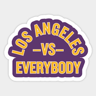 LA vs. Everybody! Sticker